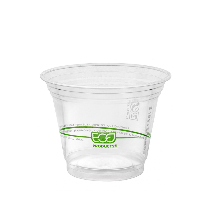 Greenstripe Compostable 9oz Plastic Cold Drink Cups