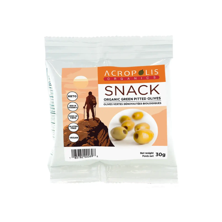 Acropolis Organic Pitted Olives - Green