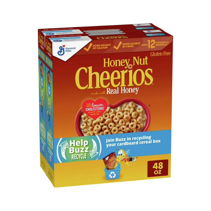 General Mills Honey Nut Cheerios Bulk Cereal (2PK)