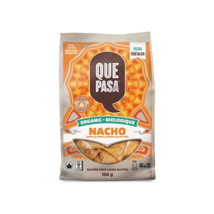Que Pasa Organic Tortilla Chips Nacho Mindful Snacks