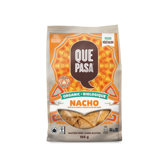 Que Pasa Organic Tortilla Chips Nacho Mindful Snacks