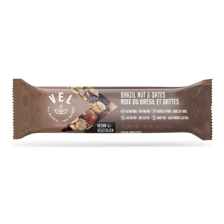 Vel Cereal Bars - Brazil Nuts & Dates – Mindful Snacks