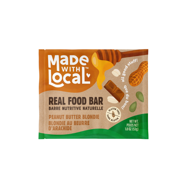 Made with Local Real Food Bars - Peanut Butter Blondie