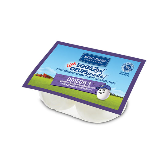 Burnbrae Farms Omega3 Hard Boiled Eggs Mindful Snacks