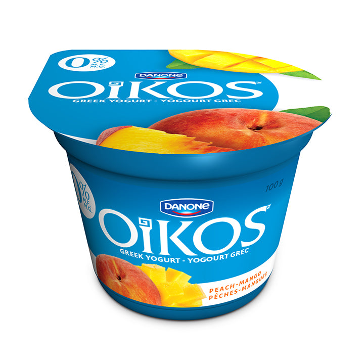 Danone Oikos Low Fat Greek Yogurt - Peach Mango 0%