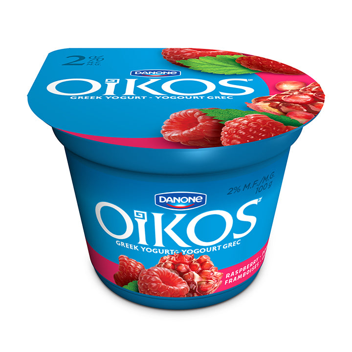 Danone Oikos Low Fat Greek Yogurt - Raspberry Pomegranate 2%