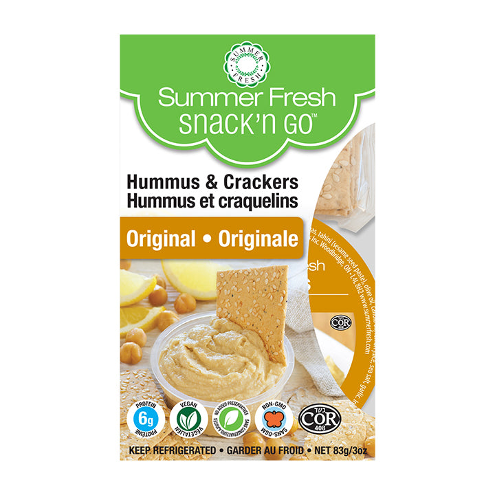 Summer Fresh Hummus & Crackers