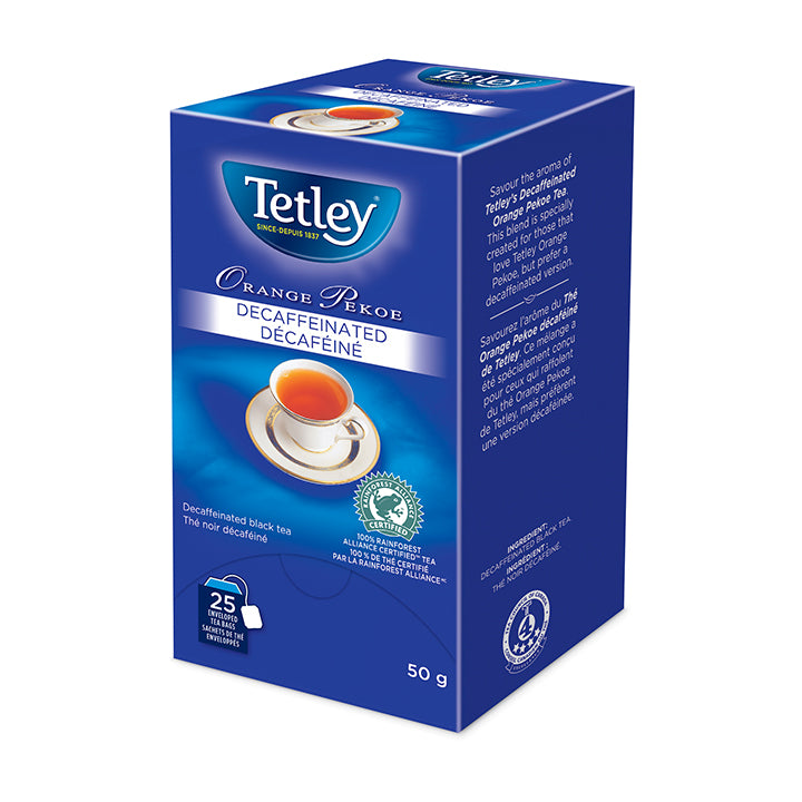 Tetley Orange Pekoe Decaffeinated Tea